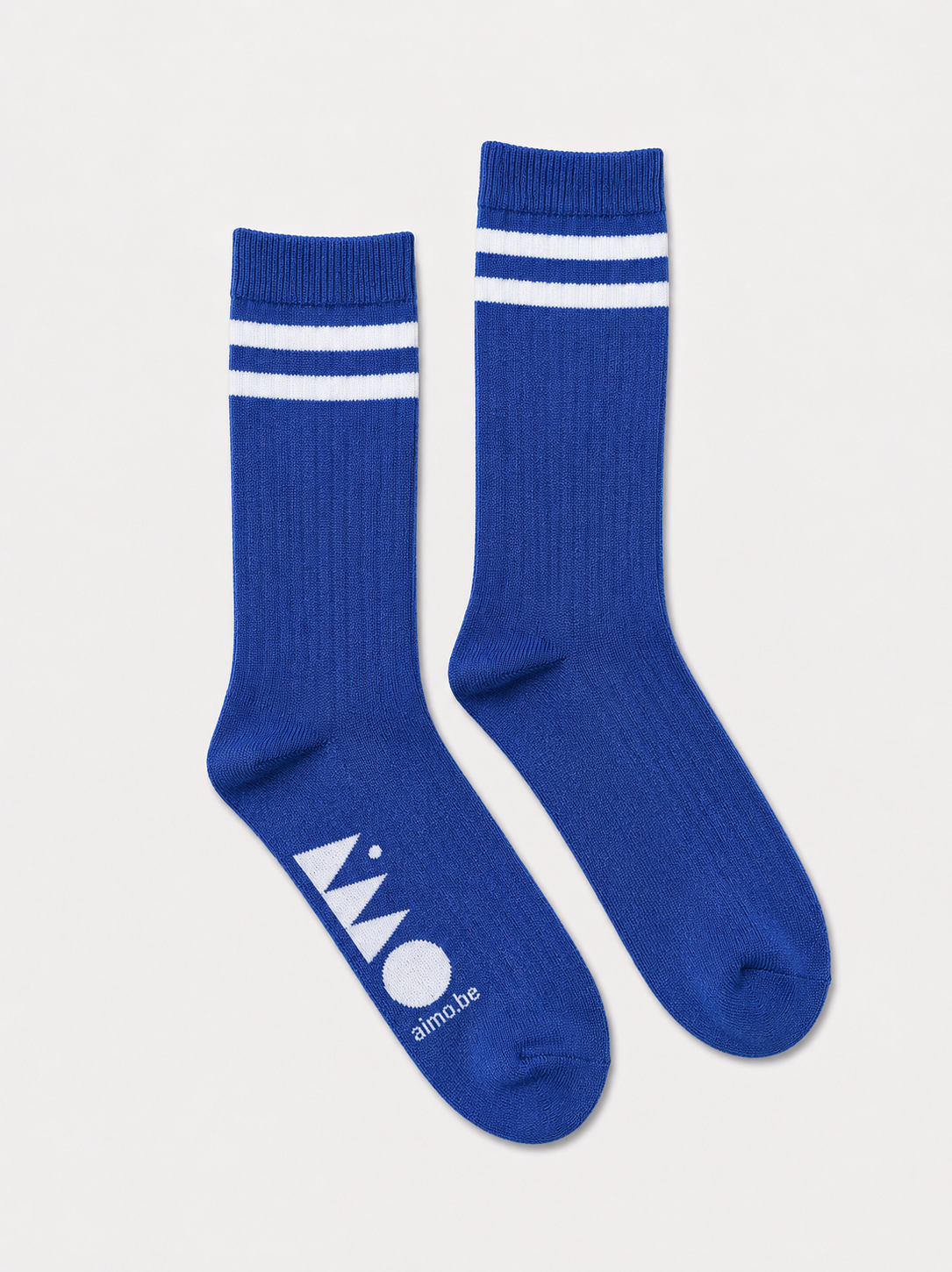Aimo Sustainable socks rib blauw