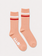 Aimo Sustainable socks rib roze