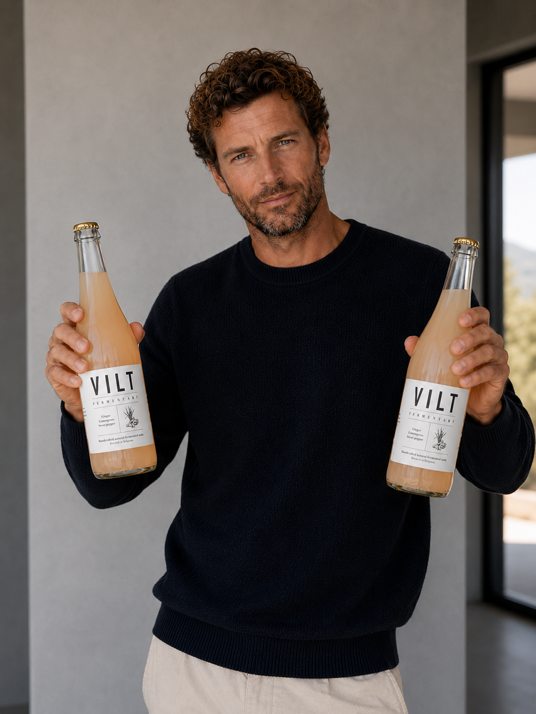 Vilt Gefermenteerde niet-alcoholische sprankelende waterkefir