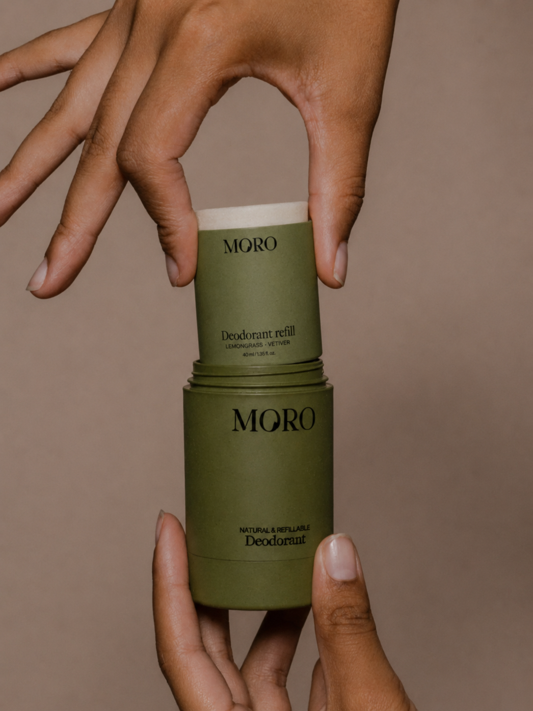 Moro Deodorant refill lemongrass vetiver