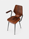 Vintage stoel met armleuning (stijl) carlo ratti