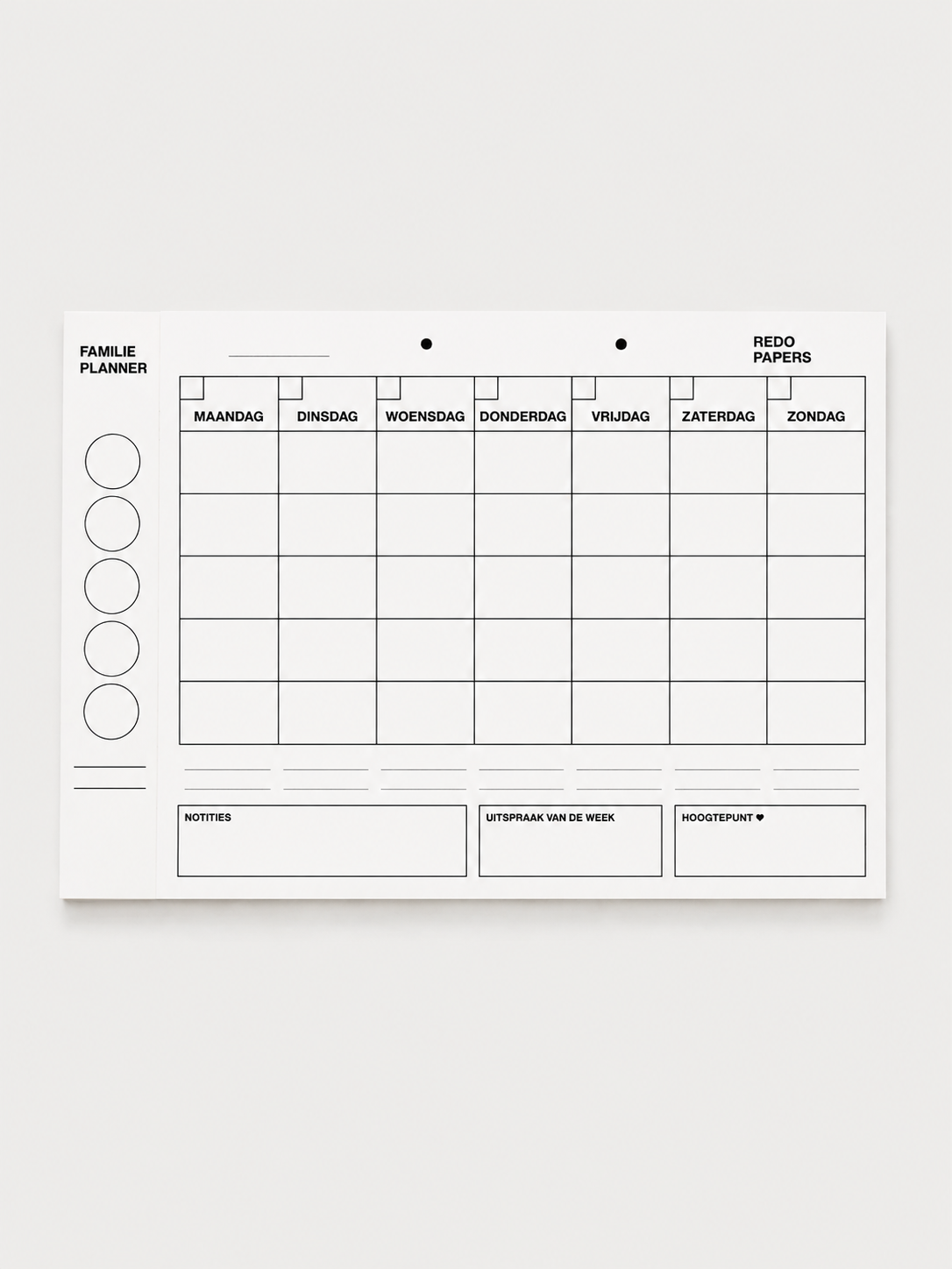 Redopapers Familieplanner