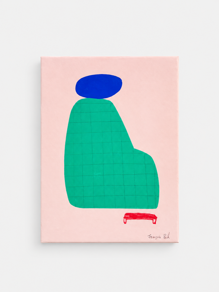 Francoise Beck Schilderij pink series 2 formaat 30x40 cm