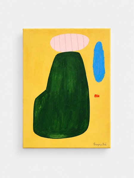 Francoise Beck Schilderij yellow series formaat 30x40 cm