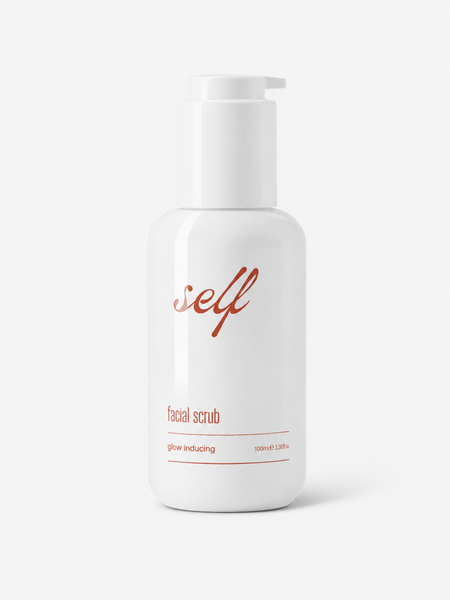 Self Glow inducing facial scrub 100ml