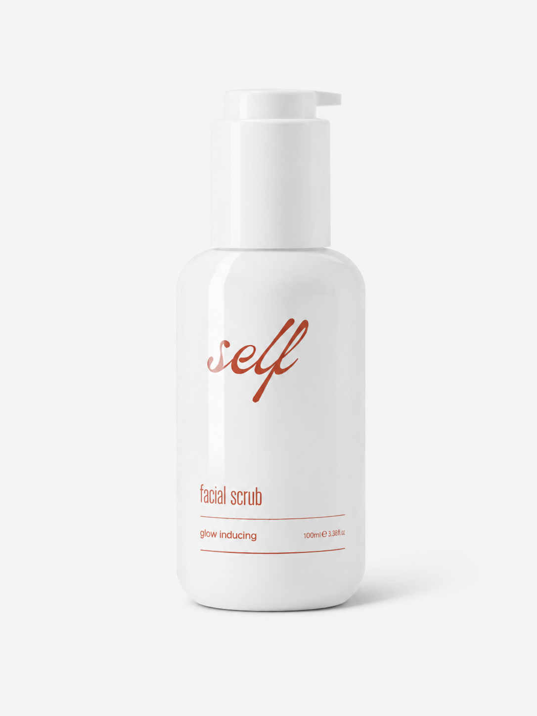 Self Glow inducing facial scrub 100ml