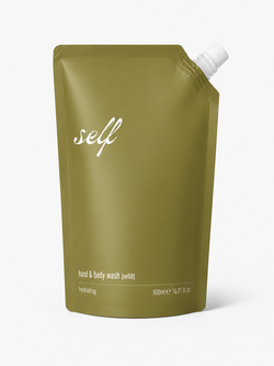 Self REFILL hydrating hand and bodywash