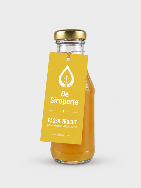 De Siroperie Siroop 240ml passievrucht