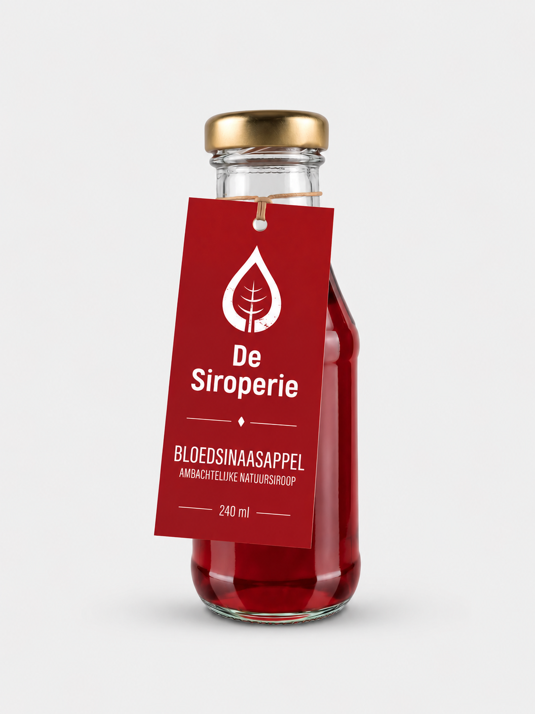 De Siroperie Siroop 240ml bloedappelsien