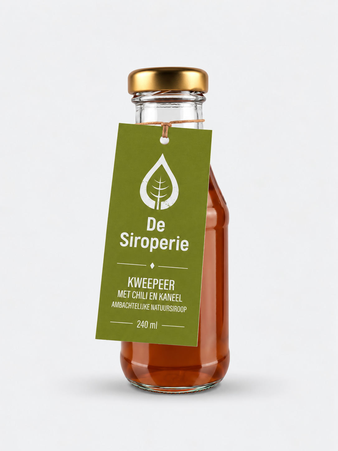 De Siroperie Siroop 240ml kweepeer - chili en kaneel