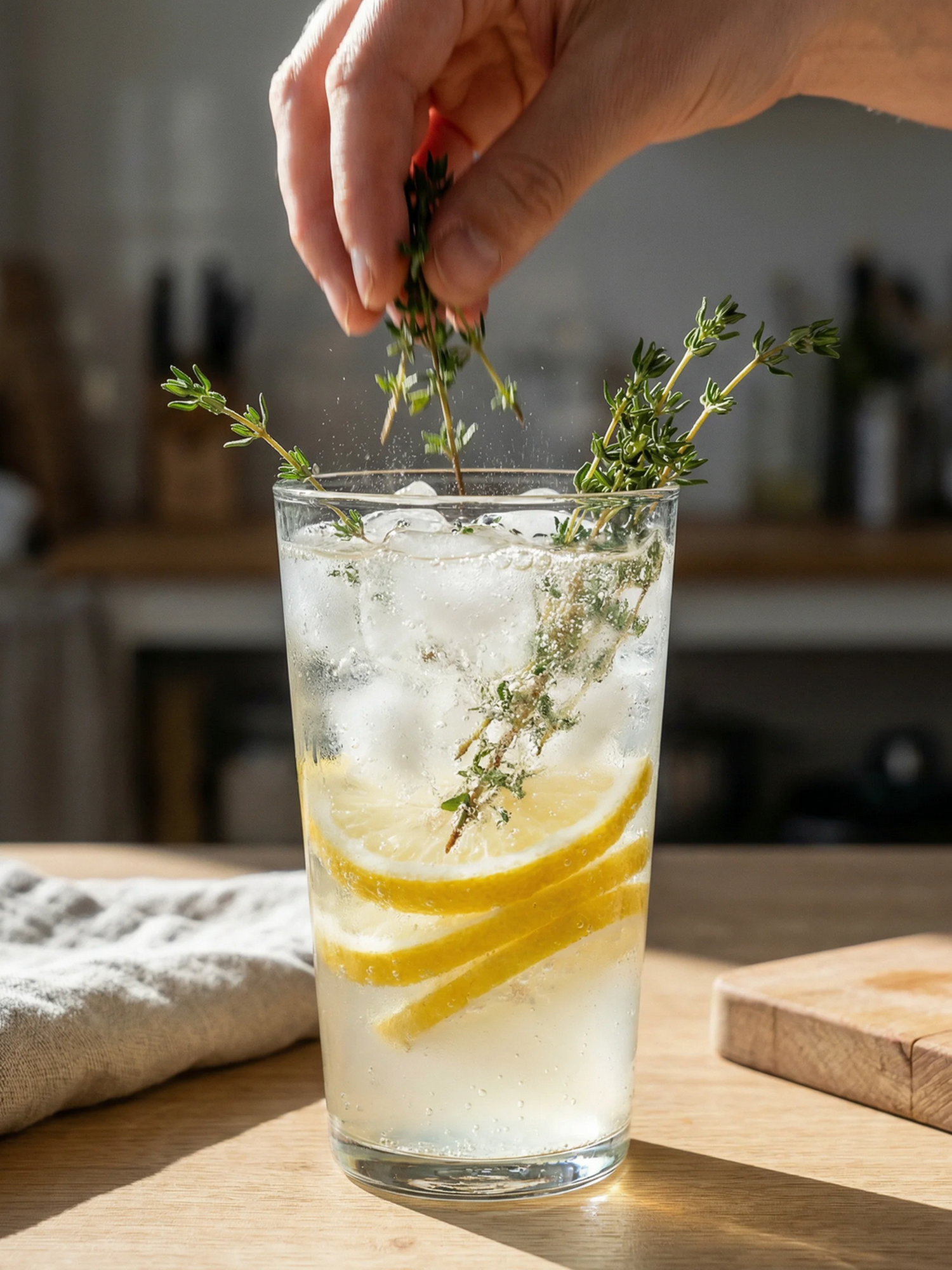 De Siroperie Siroop 240ml tijm en citroen