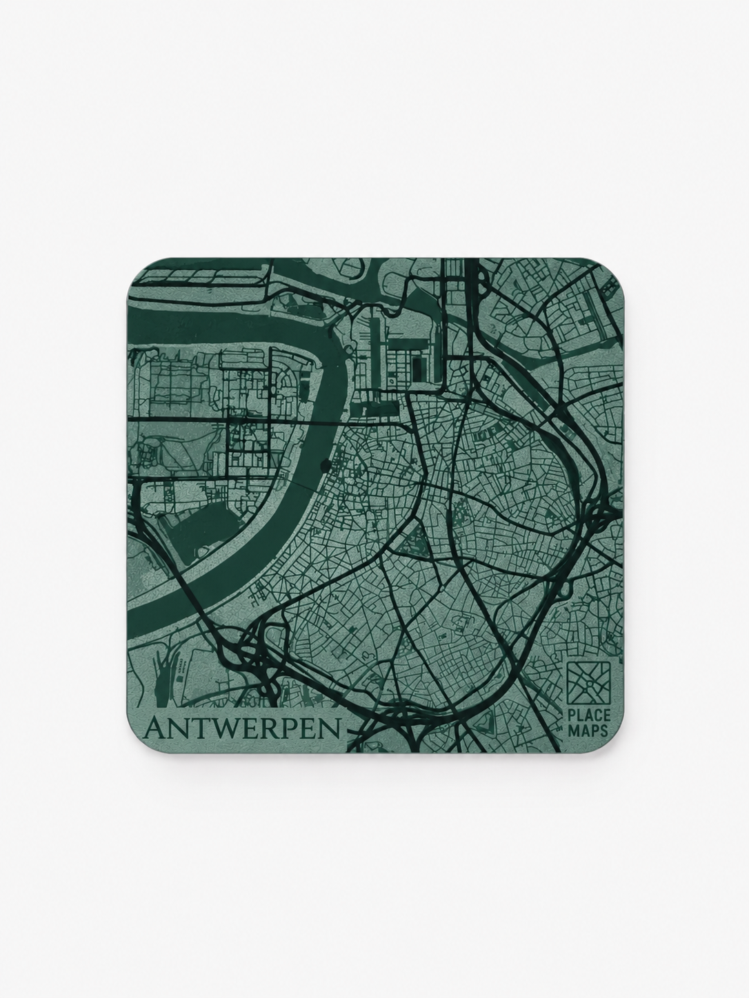 Placemaps Onderzetter kaart antwerpen