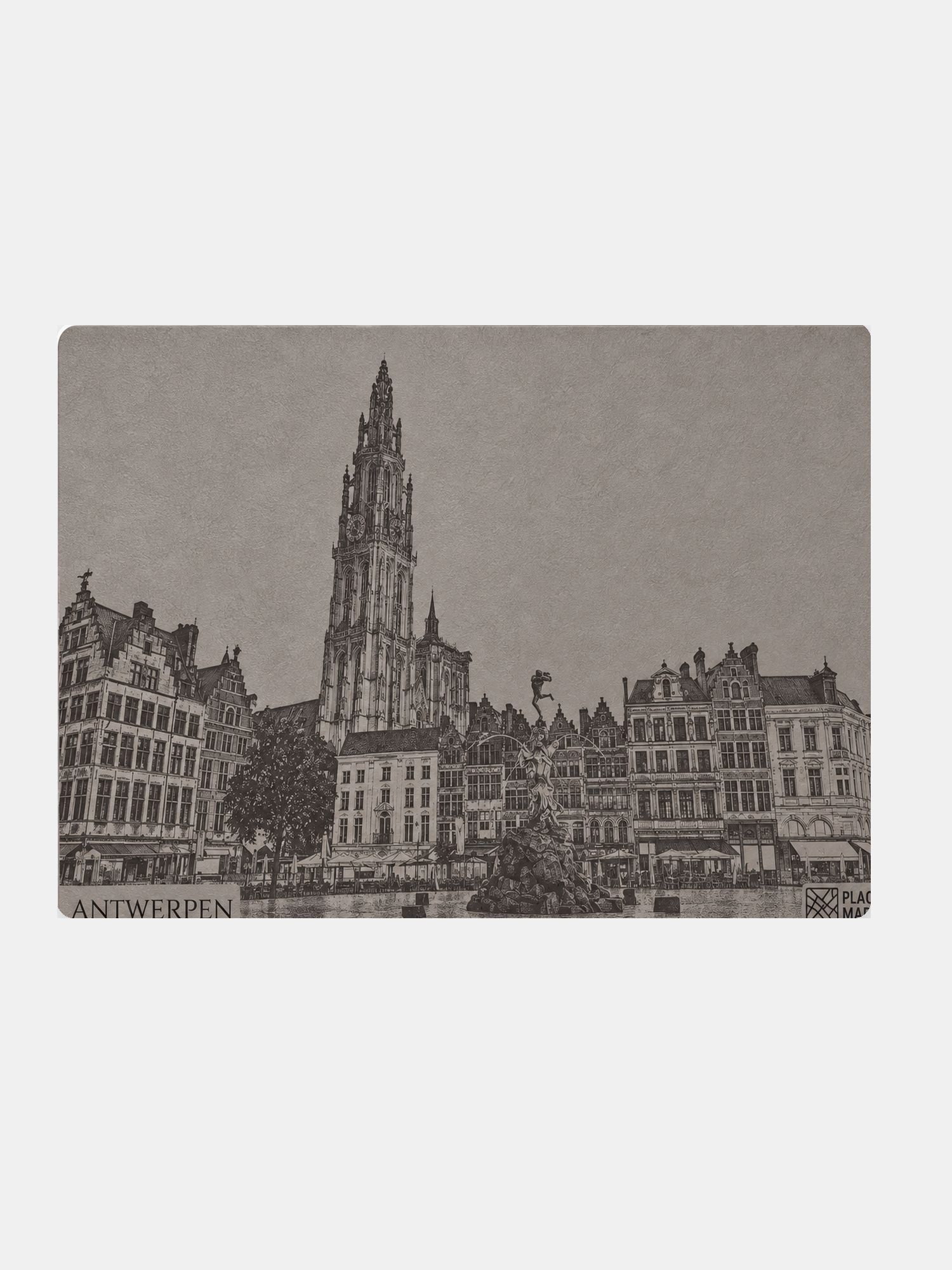 Placemaps Placemat kathedraal antwerpen