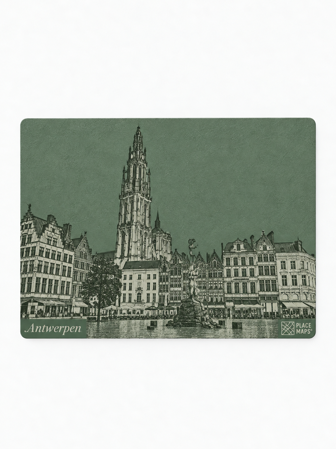 Placemaps Placemat kathedraal antwerpen