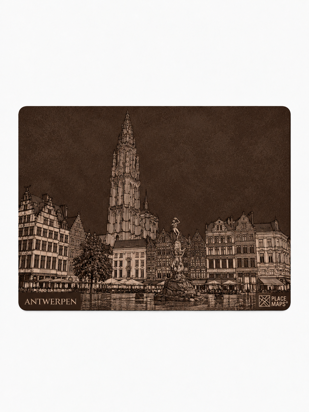 Placemaps Placemat kathedraal antwerpen