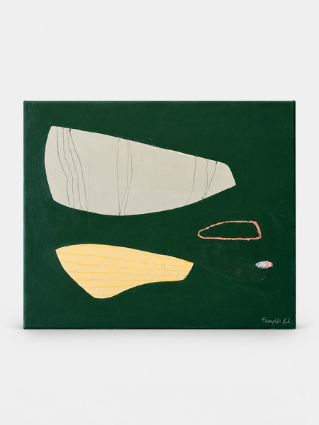 Francoise Beck Schilderij  groen 50x60 cm