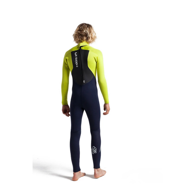 Legend Junior Back Zip 6/5 - Slate/Flash Green