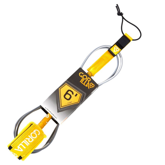 FCS 6' Comp Leash Mustard