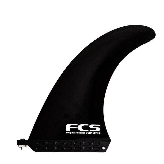 FCS - Connect Screw & Plate GF - Black - Single Fin - 8"