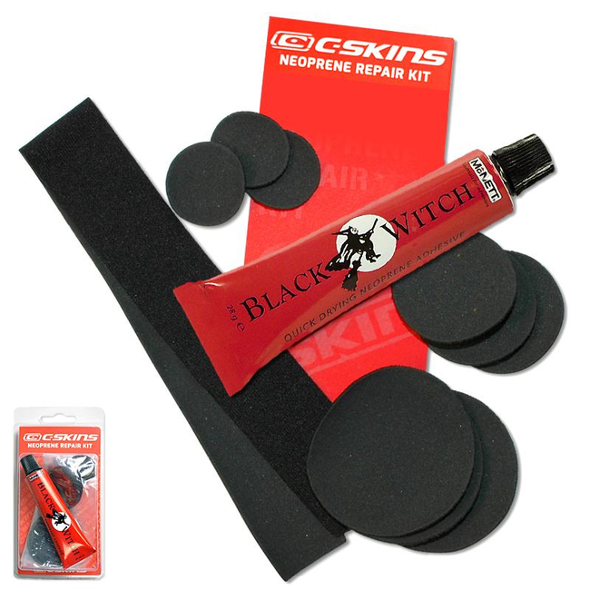Neoprene Våtdrakt Repair Kit - Black Witch