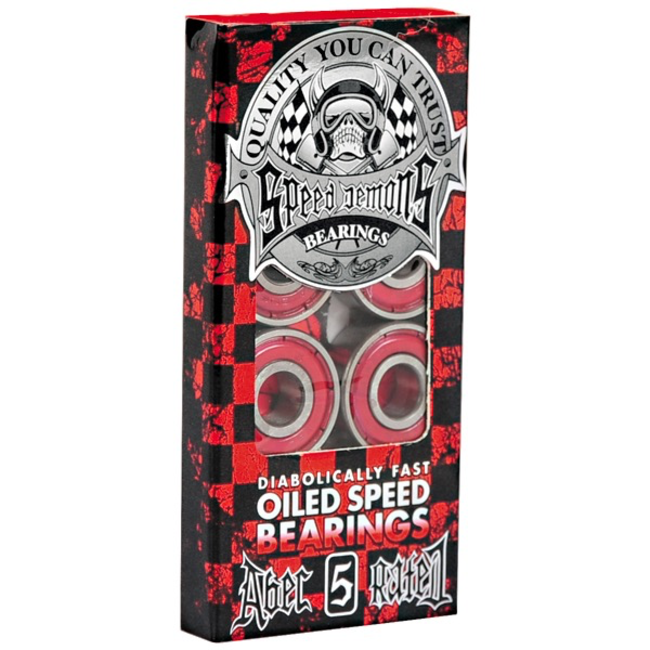 Speed Demons - ABEC 5 - Red