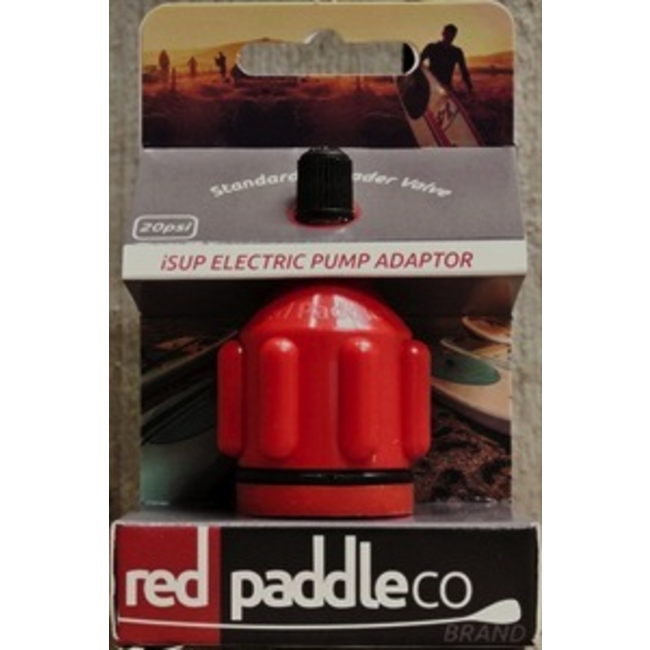 RED - Ventil overgang (bensinstasjonspumpe) Shrader Valve isup electric pump adaptor