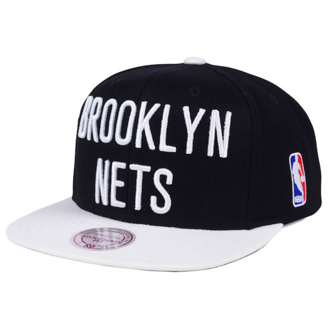 Mitchell & Ness - XL Logo Snapback - Brooklyn Nets