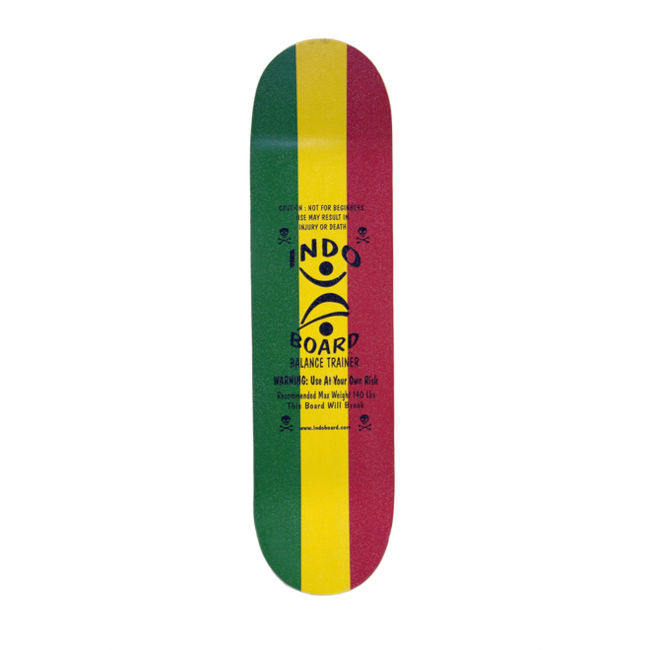 Indoboard - Mini Kicktail Rasta DECK ONLY