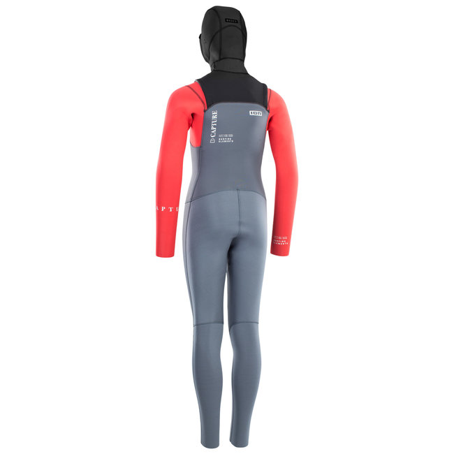 Capture Hood Semidry Glidelås Front 6/5 - Steel Blue/Red/Black