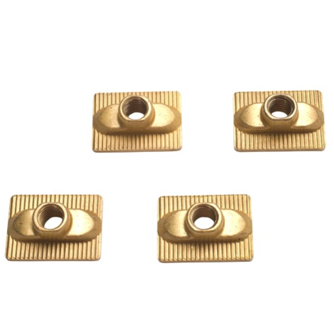 Duotone - The Track nut (4pcs) Skinnemutter kitebinding