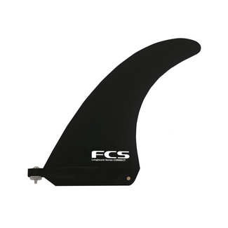 FCS Connect Screw & Plate GF - Black - Single Fin - 9"