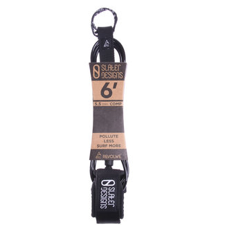 Firewire Firewire - Slater - 6'0" - 5/16" Comp Leash Black