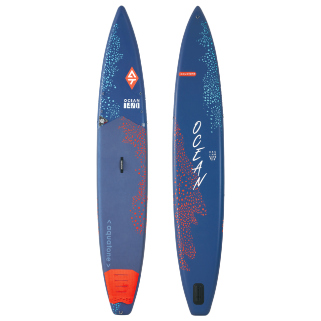 Aquatone 14'0 x 27 Ocean SUP pakke •  Åre, pumpe, bag og finne inkludert. 50-100kg.