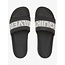 Quiksilver - Rivi Wordmark Slide - Slider Sandals - Black/White/Black