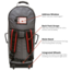 RED - SUP Bag Boardbag 2.0 Wheeled