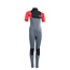 Capture Steamer SS 3/2 Våtdrakt for Junior – Glidelås Rygg – Steel Blue/Red/Black