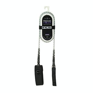 FCS Freedom Helix - 9’ - All Round Leash Calf / Legg - Natural/Black