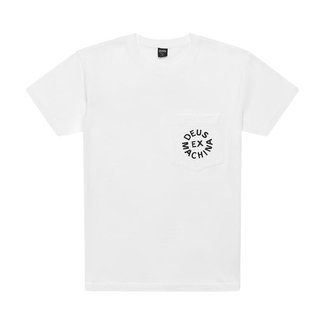 Deus Ex Machina Pocket Logo Tee - White