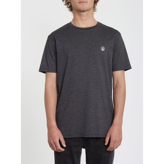 Volcom - Circle Blanks Tee - Heather Black