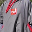 Red - Quick Dry Microfibre Changing Robe - Grey