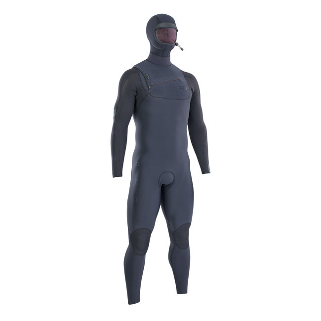 Amp 6/5 Hood Front Zip Herre Våtdrakt - Black