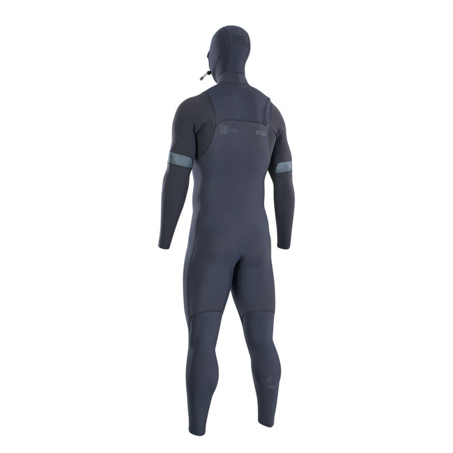 Amp 6/5 Hood Front Zip Herre Våtdrakt - Black