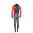 Capture Semidry Glidelås Rygg 4/3  - Steel Blue/Red/Black