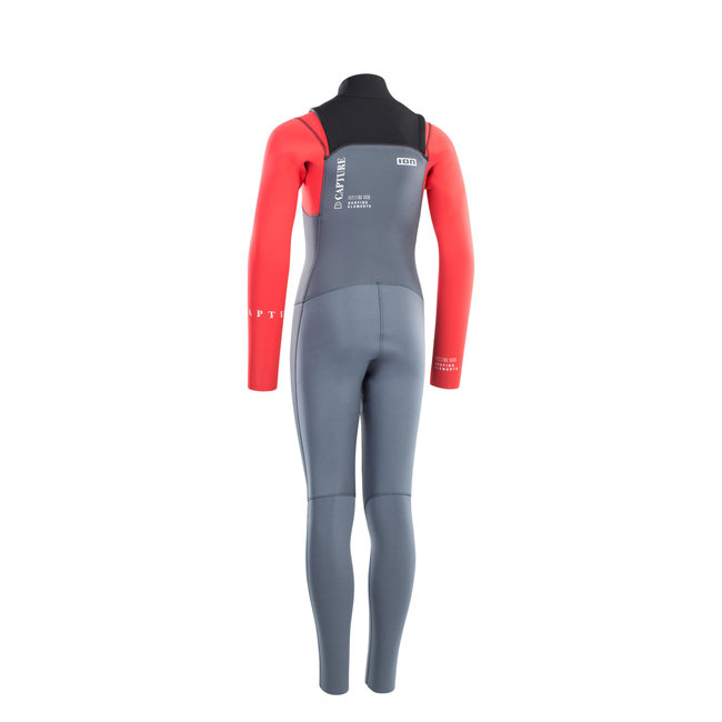 Capture Semidry Glidelås Front 5/4  - Steel Blue/Red/Black