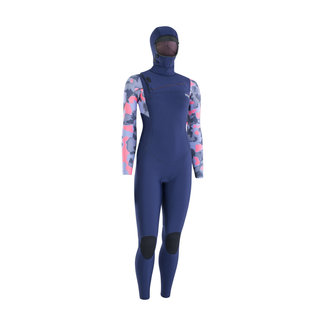 Ion Wetsuits Amp 6/5 Hood Front Zip Dame Våtdrakt - Capsule Pink