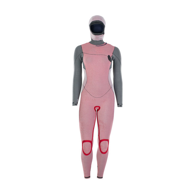 Amp 6/5 Hood Front Zip Dame Våtdrakt - Capsule Pink