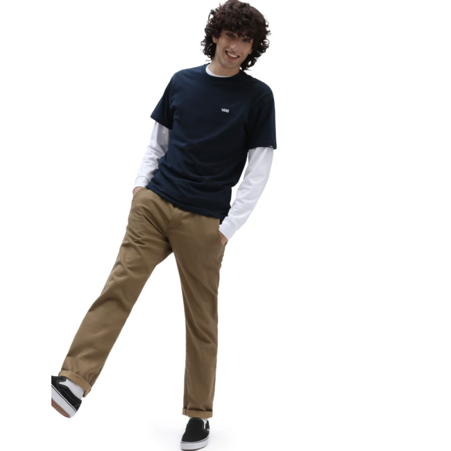 Left Chest Logo - Navy/White