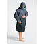 Robie - Dry-Series Recycled Changing Robe - Black Charcoal/Blue Atoll