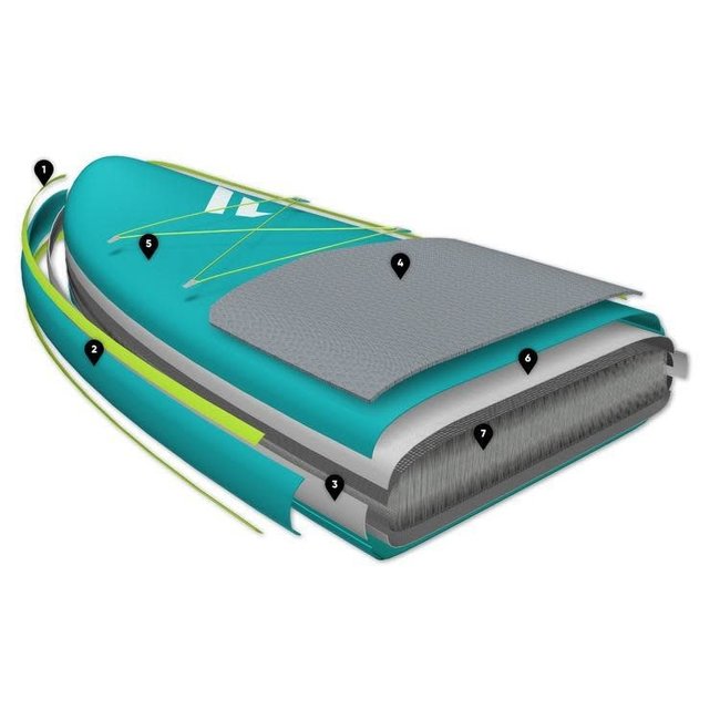 Fly Air Premium - 10'4 x 33 m/Red Paddle Alloy/Nylon 3-piece