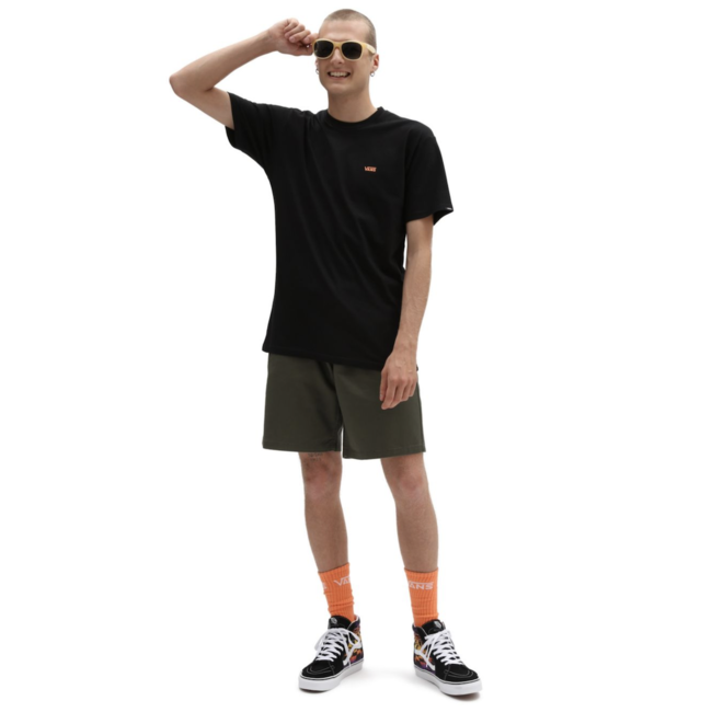 Left Chest Logo - Black/Melon